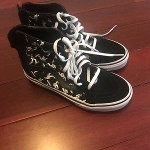 Vans high top sneakers kids.